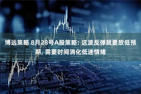 博远策略 8月28号A股策略: 这波反弹就要放低预期, 需要时间消化低迷情绪